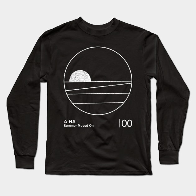 Summer Moved On  / Minimalist Graphic Fan Artwork Design Long Sleeve T-Shirt by saudade